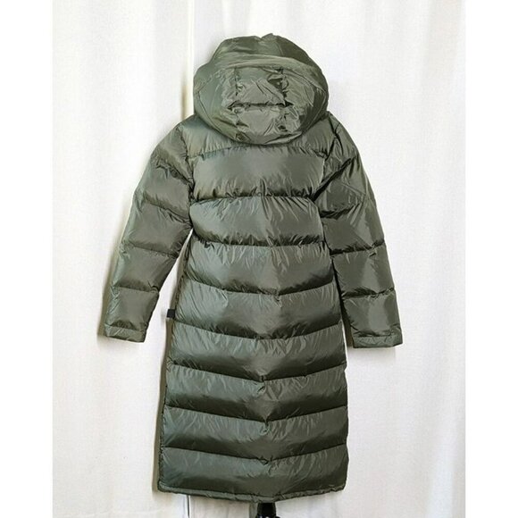 S13 Women's Harper Hooded Maxi Puffer Coat in Military Size S (MSRP $600) - Picture 4 of 11